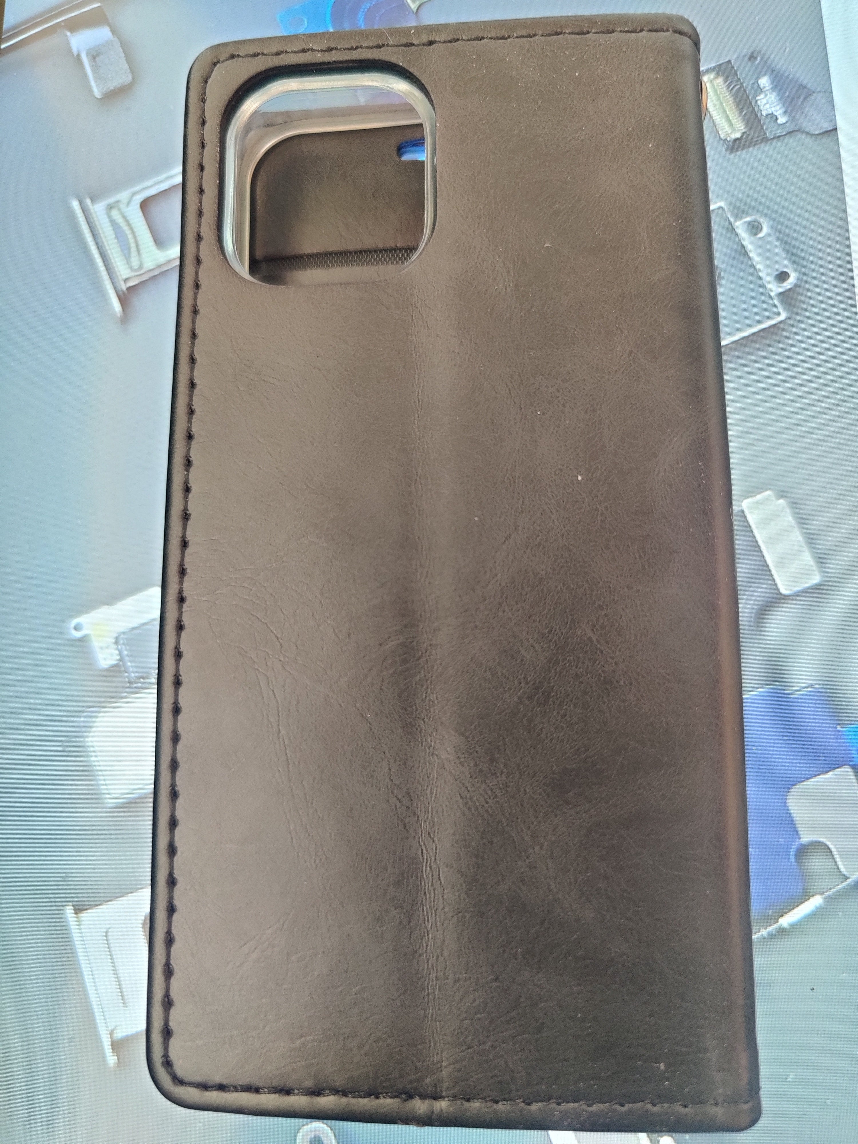 Bluemoon iPhone 12 mini Case - Flip and Wallet - Black