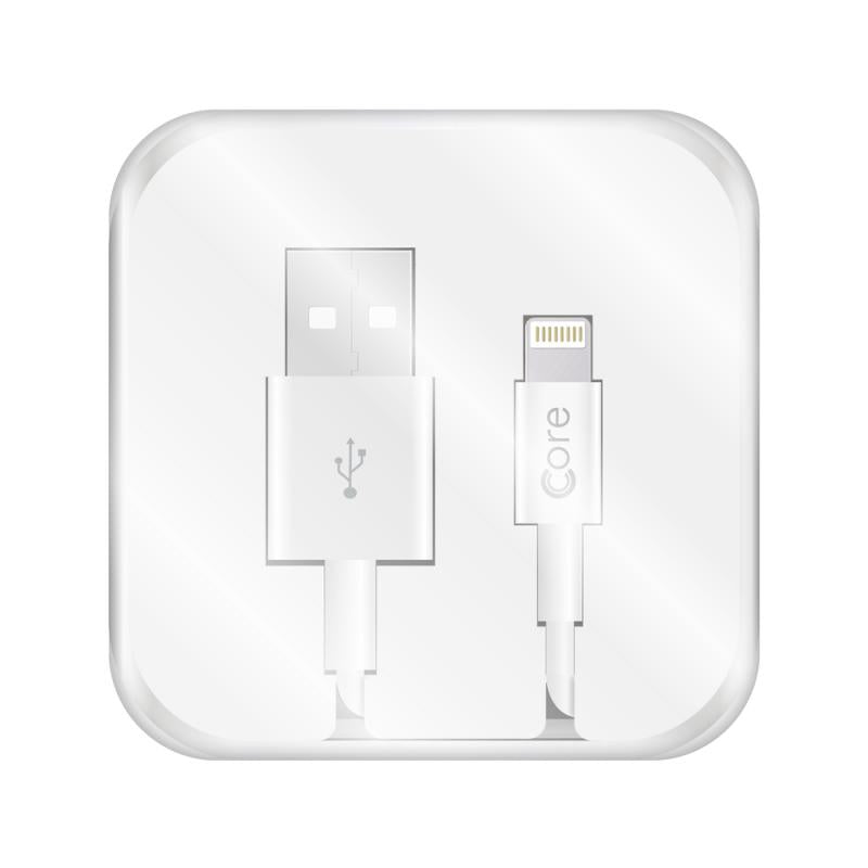 8-Pin to USB Cable in Case 1M White Fast Charge