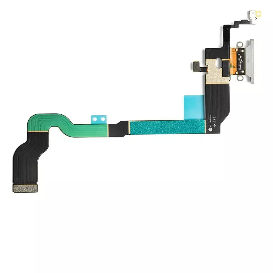 IPHONE-X-CHARGING-PORT-FLEX-CABLE-SILVER