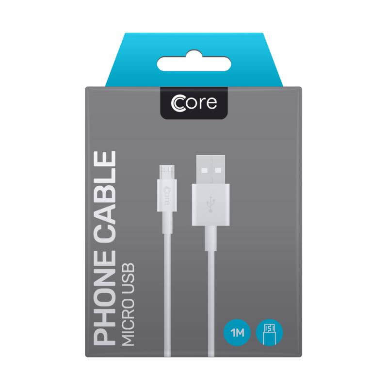 Micro USB Cable 1m White