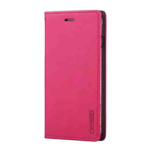 Pink iPhone Leather Flip Case with Card Holder