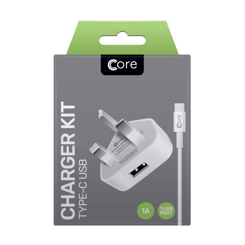 Single Charger Kit Type-C White