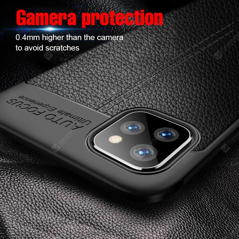 iPhone 12 mini Litchi Leaf Protective Case - 2