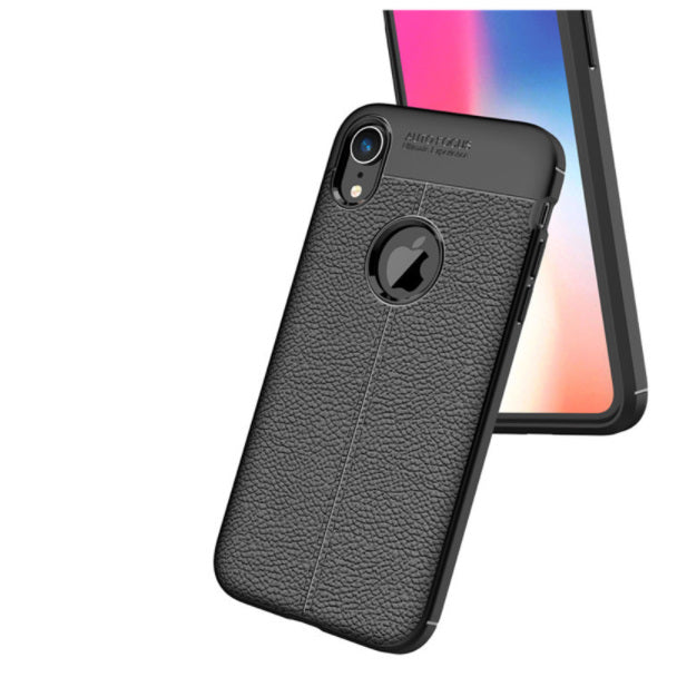 iPhone XR Litchi Leaf Protective Case - 2