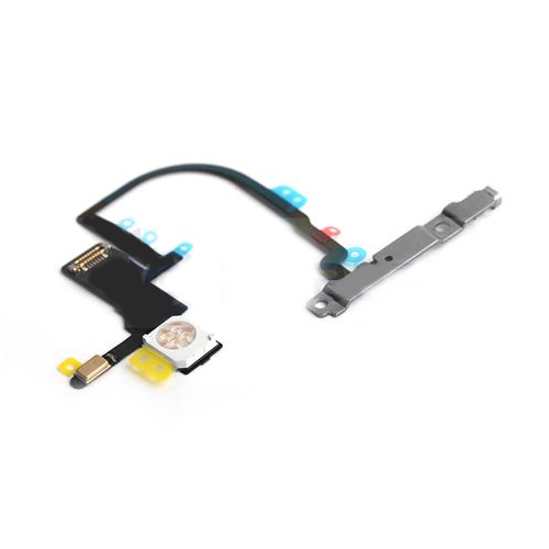 iPhone XS Max Power Button Flex Cable with metal bracket