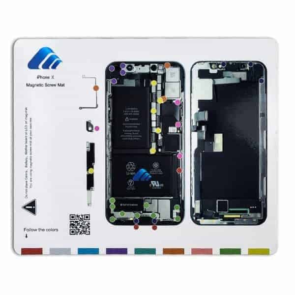 iPhone-x-magnetic-screw-mat-for-repairs
