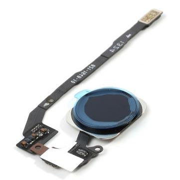 iPhone 5S Home Button and Flex Cable with Fingerprint Sensor Black